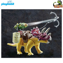 Cargar imagen en el visor de la galería, 71262 Playmobil triceratops dinosaurio armadura
