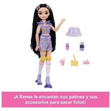 Cargar imagen en el visor de la galería, Barbie Dream Besties Muñeca Renee y accesorios de skate