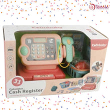 Cargar imagen en el visor de la galería, Caja registradora barata rosa de juguete