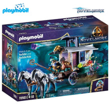Cargar imagen en el visor de la galería, Carruaje con caballos de mercaderes Playmobil Novelmore Violet Vale 70903