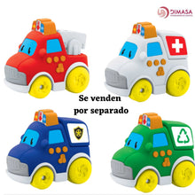 Cargar imagen en el visor de la galería, Coche infantil emergencias con movimiento, luz y sonido