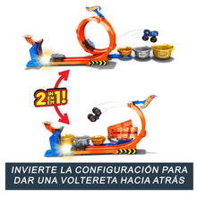 Cargar imagen en el visor de la galería, Monster Trucks Bigfoot Hot Wheels Trofeo Challenge de loopings y giros