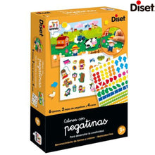 Cargar imagen en el visor de la galería, Juego colorea con gomets pegatinas Diset