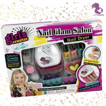 Cargar imagen en el visor de la galería, Kit de uñas con secador para niñas de 5 años en adelante