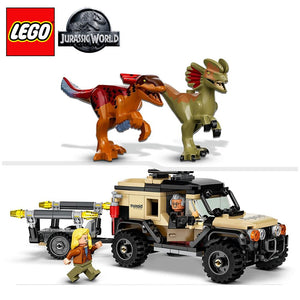 Lego 76951 dinosaurio Pyrorraptor y el dilofosaurio Jurassic World