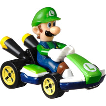Cargar imagen en el visor de la galería, Luigi Standard Mario Kart Hot Wheels (GLP37)
