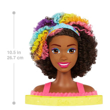 Cargar imagen en el visor de la galería, Busto Barbie Totally Hair Color Reveal afro (HMD79)
