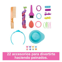 Cargar imagen en el visor de la galería, Busto Barbie Totally Hair Color Reveal afro (HMD79)