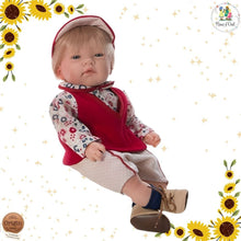 Cargar imagen en el visor de la galería, Muñeco rubio pepon Nines de onil 45 cm