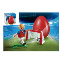 Cargar imagen en el visor de la galería, Playmobil 4947 porteria con jugador de futbol huevo