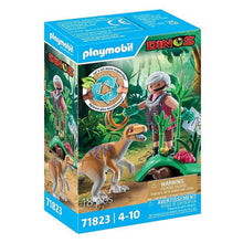 Cargar imagen en el visor de la galería, Playmobil 71823 velociraptor dinosaurio