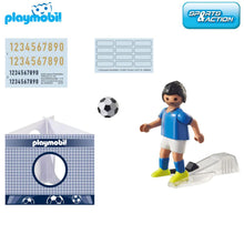 Cargar imagen en el visor de la galería, Jugador de fútbol Italia Playmobil Sports Action (71122)-