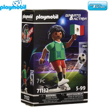 Cargar imagen en el visor de la galería, Playmobil jugador de fútbol Mexico 71132
