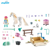 Cargar imagen en el visor de la galería, Playmobil 71354 Cuidados de su caballo con Isabella y Leoness Horses of Waterfall