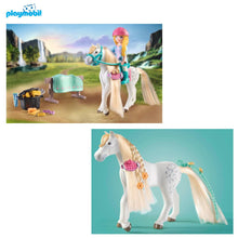 Cargar imagen en el visor de la galería, Playmobil 71354 Limpieza de yegua con Isabella y Leoness Horses of Waterfall