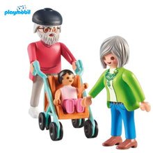 Cargar imagen en el visor de la galería, Playmobil 71613 yayos con bebe en carrito my life