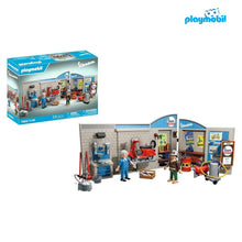 Cargar imagen en el visor de la galería, Playmobil 71620 Taller oficial de moto Vespa anos 60