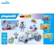 Cargar imagen en el visor de la galería, Playmobil 71635 racing unicornio coche friccion Funstars