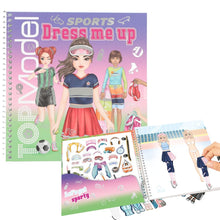 Cargar imagen en el visor de la galería, TOPModel Dress Me Up Stickerbook Sports
