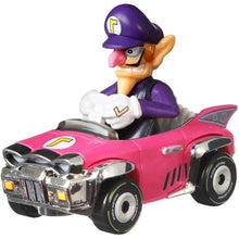 Cargar imagen en el visor de la galería, Waluigi Badwagon Beat-Bolide Mario Kart Hot Wheels (GJH54)