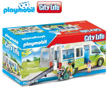 Cargar imagen en el visor de la galería, Playmobil 71329 autobús escolar grande con puerta corredera City Life
