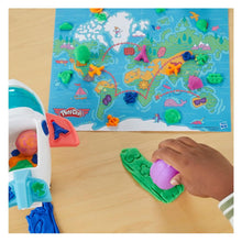 Cargar imagen en el visor de la galería, Avión Play-Doh con mapa mundo y 4 botes plastilina