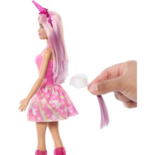 Cargar imagen en el visor de la galería, Barbie con pelo rosa de fantasía