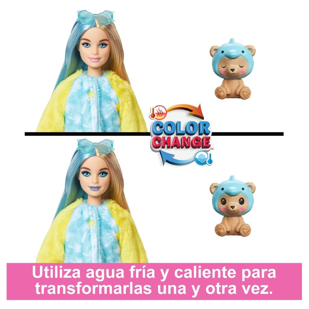 Barbie Cutie Reveal delfín y osito – MANCHATOYS