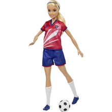 Cargar imagen en el visor de la galería, Muñeca Barbie futbolista
