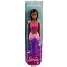 Cargar imagen en el visor de la galería, Barbie sirena morena cola morada y rosa