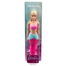 Cargar imagen en el visor de la galería, Barbie sirena rubia cola rosa