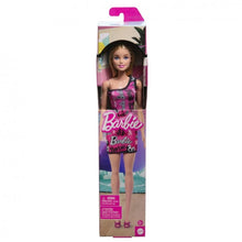 Cargar imagen en el visor de la galería, Muñeca Barbie vestido logotipo rubia