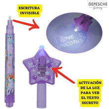 Cargar imagen en el visor de la galería, boligrafo secreto unicornio magic pen depesche