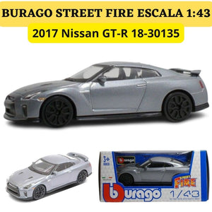 Burago 1 43 Street Fire 2017 Nissan GT-R  ref. 1830135
