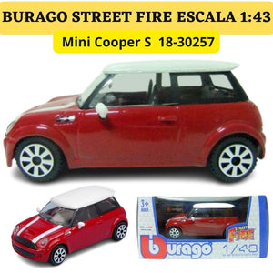 Burago 1 43 Street Fire Mini Cooper S ref. 1830257