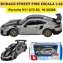 Cargar imagen en el visor de la galería, Burago 1 43 Street Fire Porsche 911 GT2 RS ref. 1830388
