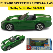 Cargar imagen en el visor de la galería, Burago 1 43 Street Fire Shelby Series One ref. 1830023