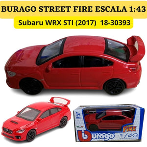 Burago 1 43 Street Fire Subaru WRX STI 2017 ref. 1830393