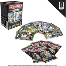 Cargar imagen en el visor de la galería, Caja de cartas coleccionables estrellas y leyendas Mundial FIFA Monopoly