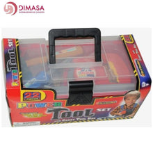 Cargar imagen en el visor de la galería, Maletín herramientas de juguete con sierra 22 piezas-(1)