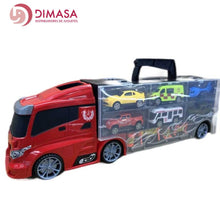Cargar imagen en el visor de la galería, Camión portacoches de juguete