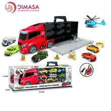 Cargar imagen en el visor de la galería, Camión transportador autos juguete