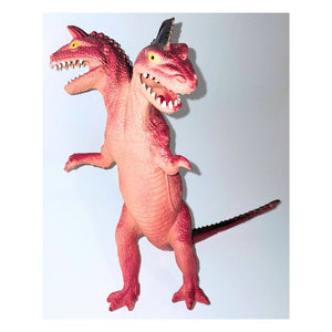 dinosaurio 2 cabezas juguete