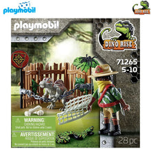 Cargar imagen en el visor de la galería, dinosaurio en jaula Spinosaurus bebé Playmobil Dino Rise
