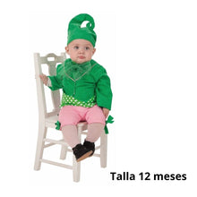 Cargar imagen en el visor de la galería, Disfraz duende verde 12 meses