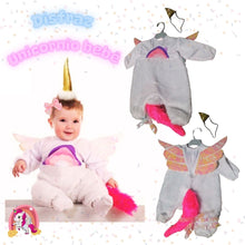 Cargar imagen en el visor de la galería, disfraz bebé calentito unicornio