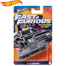 Cargar imagen en el visor de la galería, El Camino 1967 Fast Furious Hot Wheels