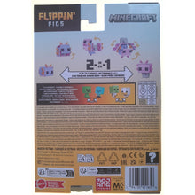 Cargar imagen en el visor de la galería, Minecraft Cuero y Ajolote rosa 2 en 1 Flippin Figs (JPN15)