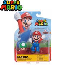 Cargar imagen en el visor de la galería, Figura Super Mario con champiñon verde