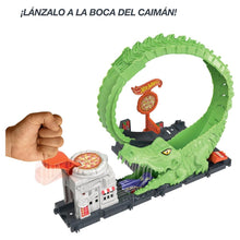 Cargar imagen en el visor de la galería, Hot Wheels ataque del cocodrilo pista
